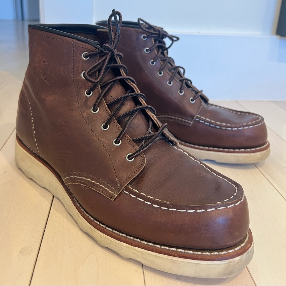 Red Wing Moc Toe Boots